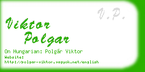 viktor polgar business card